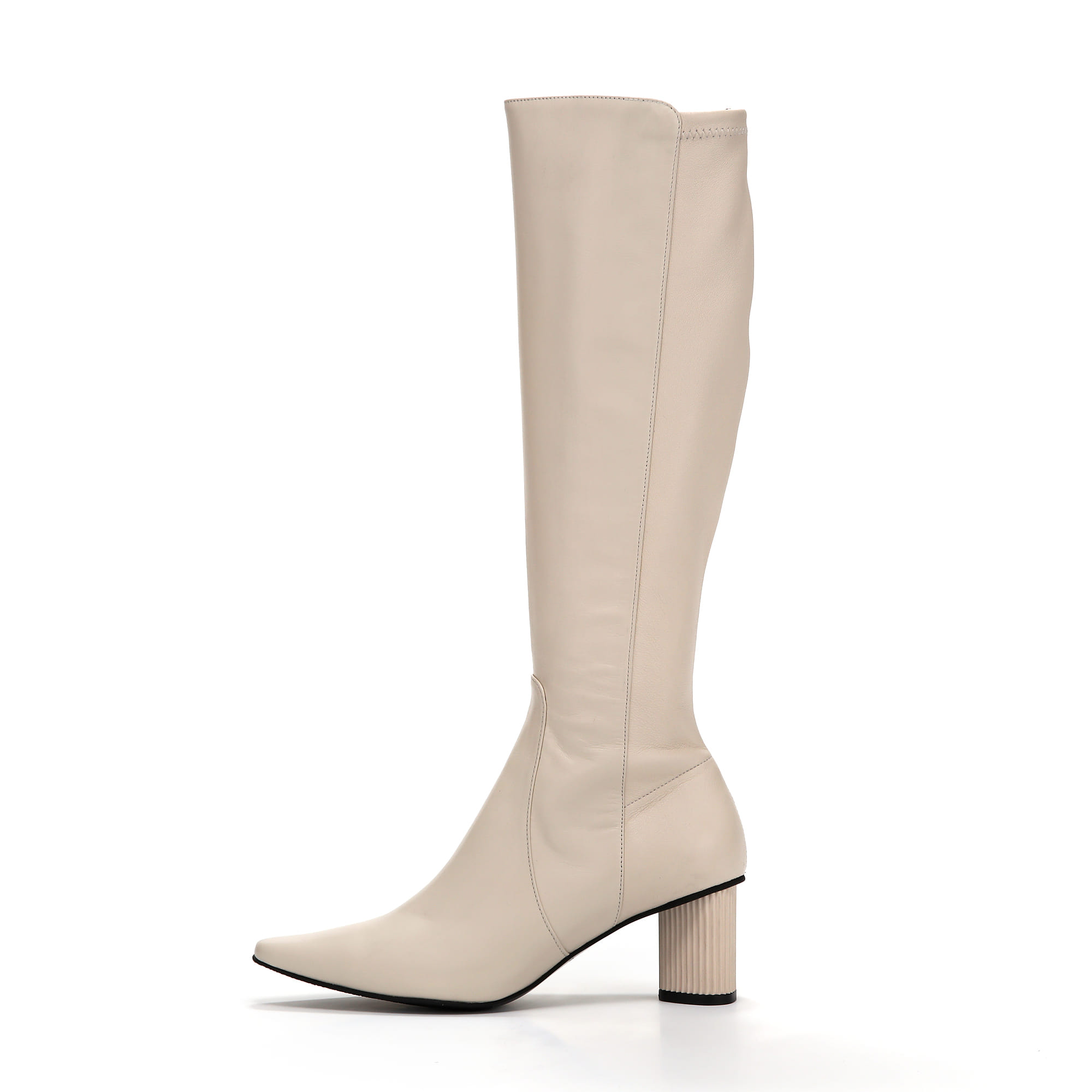 Ivory long boots